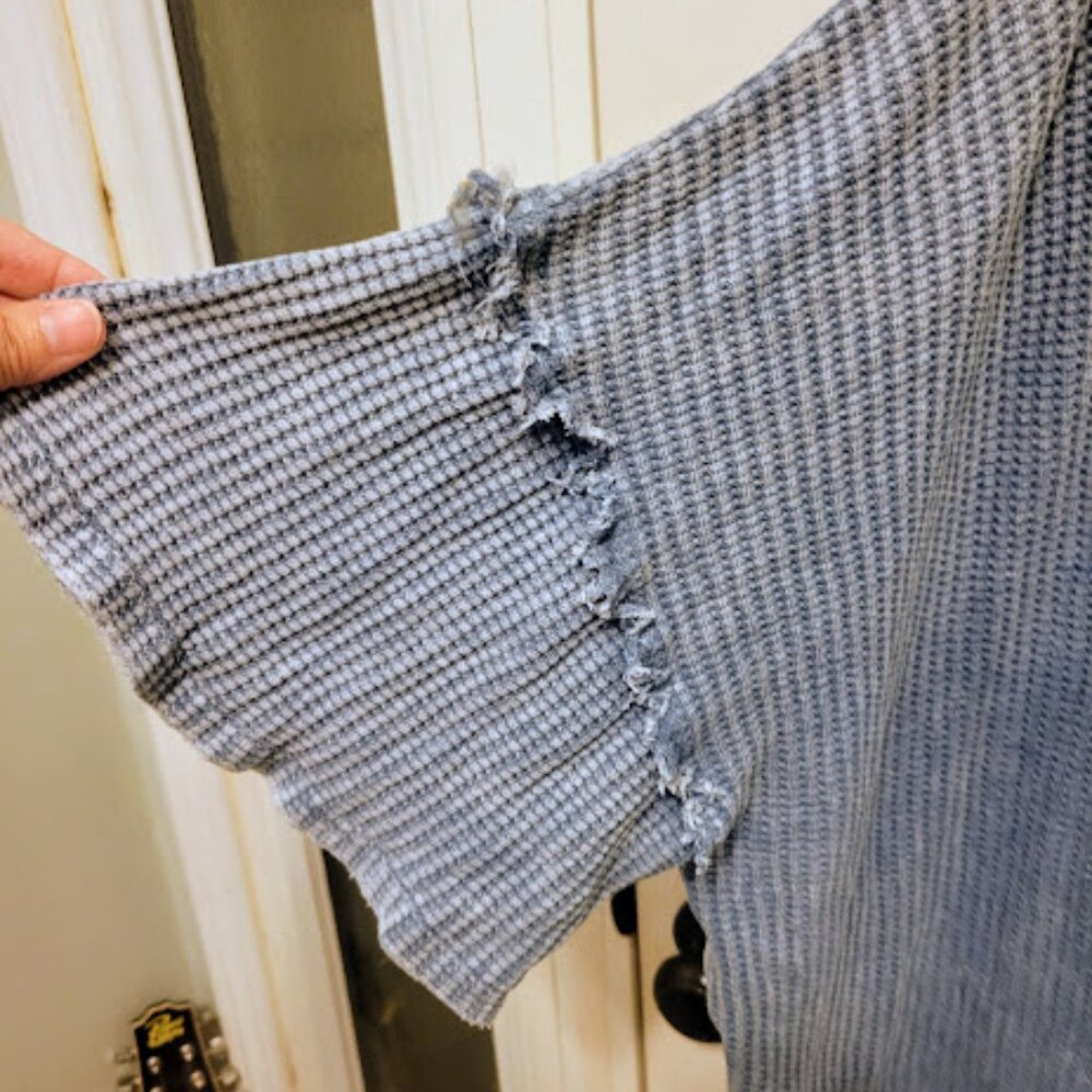 Arula Harlyn Tunic in Washed Blue 2X - Picture 3 of 5